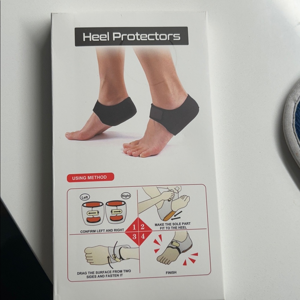 Black Heel Protectors